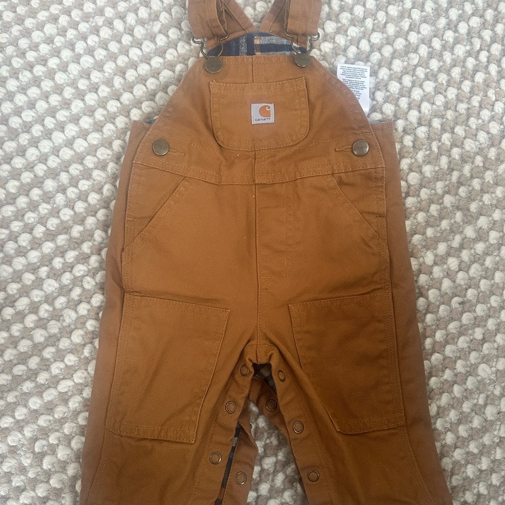 Carhartt Kids Tan Overalls